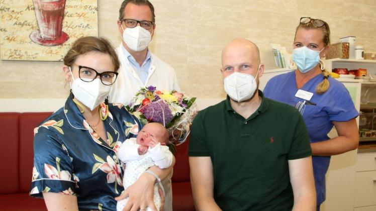 Titus Kaiser ist als 1000. Baby im Jahr 2021 im Klinikum Osnabrück auf die Welt gekommen.