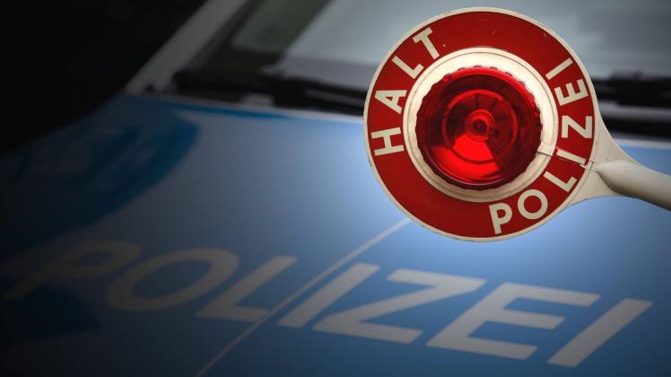 Der polizeilichen Aufforderung anzuhalten ist ein Autofahrer auf der A1 bei Wildeshausen am Dienstag nicht sofort gefolgt.
