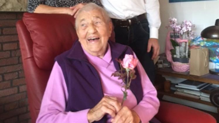 Ihren 100. Geburtstag hat Frieda Polster am Montag in Pente gefeiert.