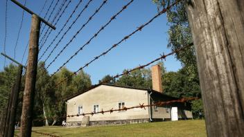 Der Blick auf das ehemalige Krematorium des Konzentrationslager Stutthof. Zusammengepfercht wurden hier jeweils 30 und 40 Personen mit einem Einsatz von Zyklon B getötet.