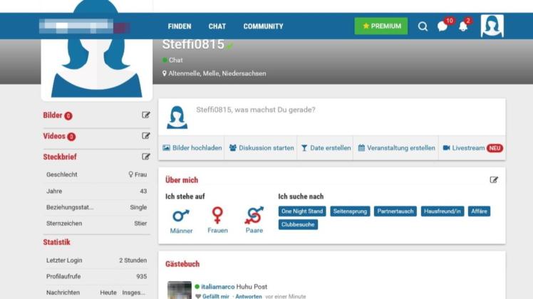 Das Profil von Steffi0815 auf einem Forum für Sexkontakte. Wir haben geschaut, wie man sich für Sextreffs in Melle verabreden kann.