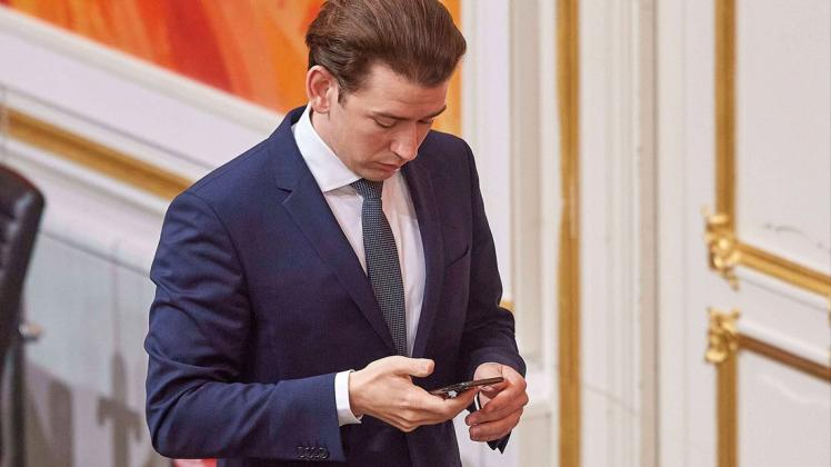 Ex-Kanzler Sebastian Kurz soll mutmaßlich strafrechtlich relevante Vorgänge per Handy veranlasst haben.