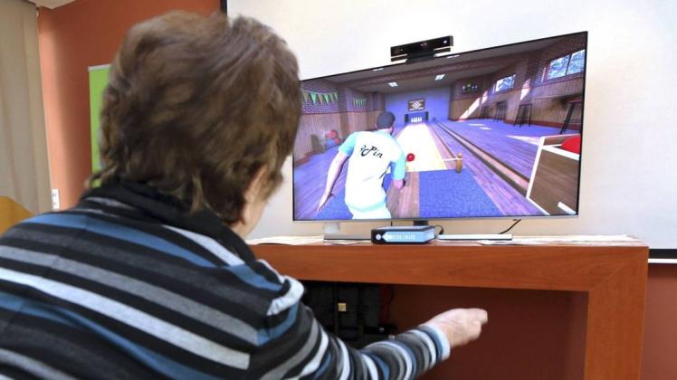 Mit Videospielen auf der Konsole "Memore-Box" sollen vornehmlich Senioren ihre kognitiven Fähigkeiten verbessern können.