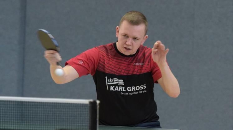 Belegt mit dem TV Hude nach drei Partien der Saison 2021/22 in der Oberliga-Tabelle den siebten Platz: Florian Henke. Belegt mit dem TV Hude nach drei Partien der Saison 2021/22 in der Oberliga-Tabelle den siebten Platz: Florian Henke.