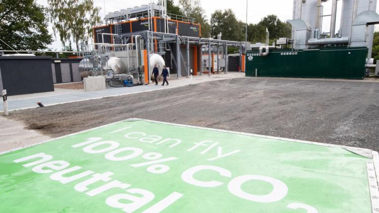 Die Anlage in Werlte im Emsland ist fertig und steht kurz vor der Inbetriebnahme.
