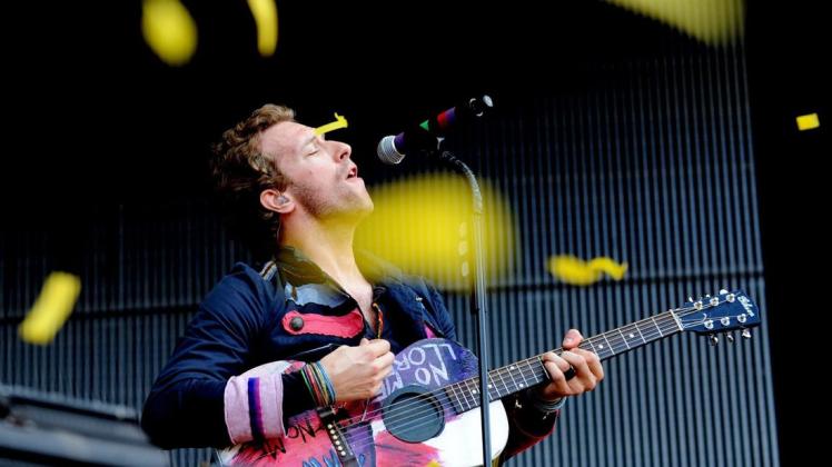 Der Sänger der Band Coldplay, Chris Martin, ist international bekannt.