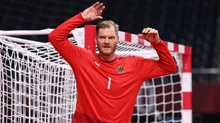 Johannes Bitter, hier noch im Trikot der deutschen Nationalmannschaft, absolviert mit dem HSV Handball ein Trainingslager in der Prignitz.