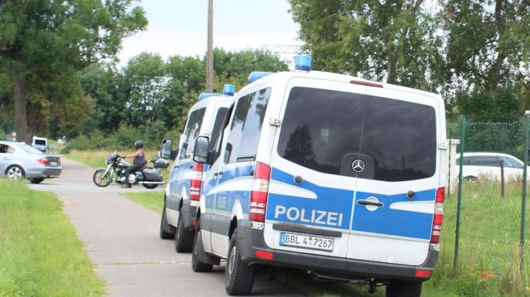 In Perleberg hat die Polizei einen Corso der Bandidos abgesichert.