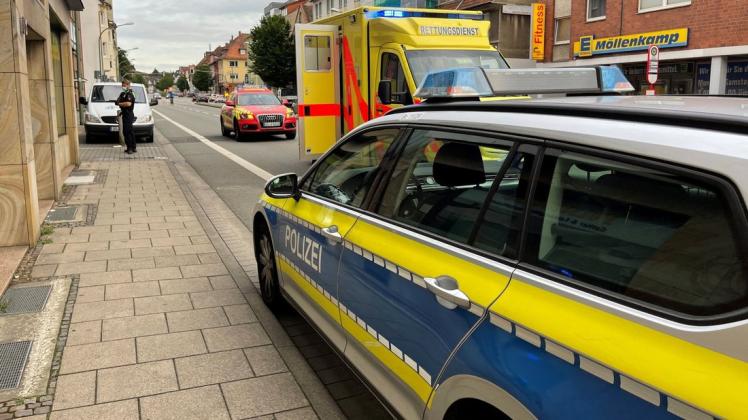An der Iburger Straße in Osnabrück ist ein Mann mit einem Messer niedergestochen worden.