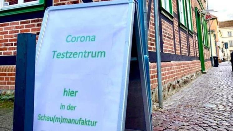 Das Grabower Testzentrum in der Schau(m)manufaktur ändert ab der kommenden Woche die Öffnungszeiten.