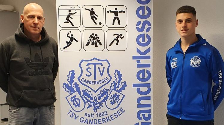 Betreuen das neue A-Junioren-Team des TSV Ganderkesee, das in der Fußball-Saison 2021/22 um Punkte kämpfen wird: Stefan Rohde (links) und Emre Somuncu. Betreuen das neue A-Junioren-Team des TSV Ganderkesee, das in der Fußball-Saison 2021/22 um Punkte kämpfen wird: Stefan Rohde (links) und Emre Somuncu.