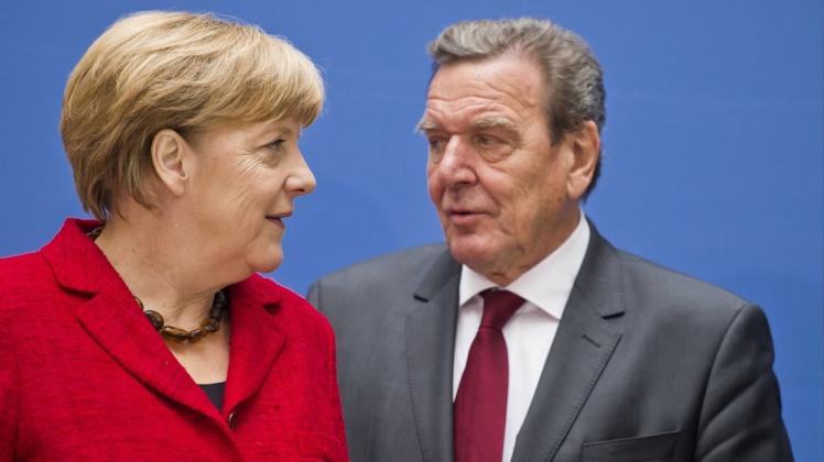 Angela Merkel kommt als Kanzlerin auf 16 Jahre Amtszeit, Gerhard Schröder auf sieben Jahre. (Archivfoto) Angela Merkel kommt als Kanzlerin auf 16 Jahre Amtszeit, Gerhard Schröder auf sieben Jahre. (Archivfoto)