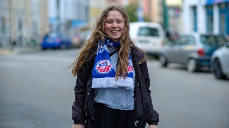 Daumen drücken für die Kogge: Frida Kremser fieberte dem Aufstieg entgegen. Daumen drücken für die Kogge: Frida Kremser fieberte dem Aufstieg entgegen.