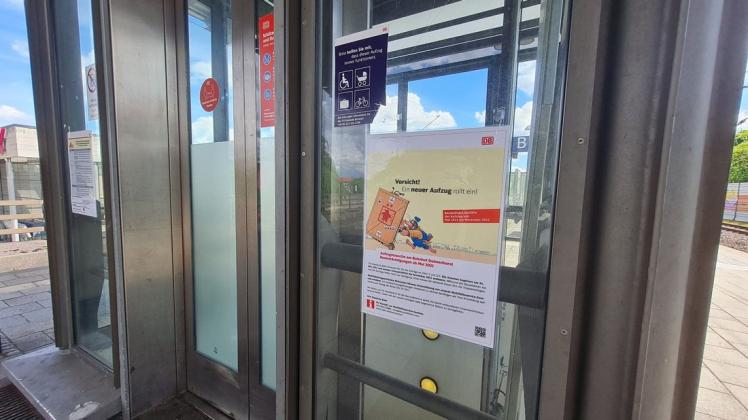 Bis Ende November sollen am Delmenhorster Bahnhof keine Aufzüge mehr zur Verfügung stehen.