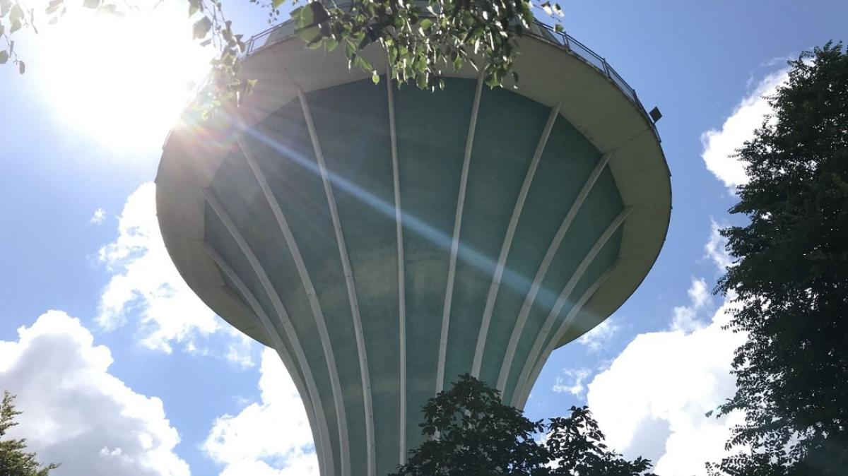 Blick über die Förde Mittwoch der Flensburger Wasserturm SHZ