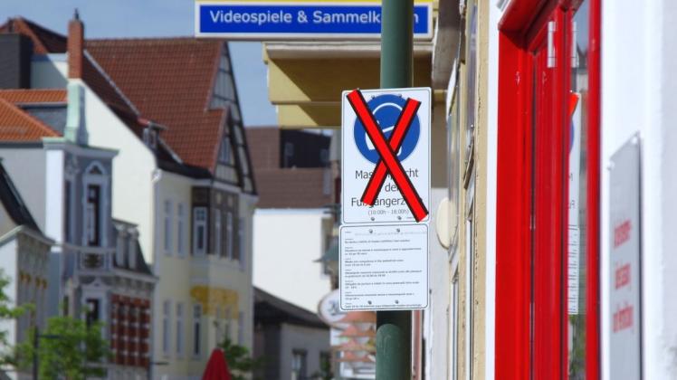Seit Delmenhorst nicht mehr als Hochinzidenzkommune gilt, ist die Maskenpflicht in der Fußgängerzone ausgesetzt.