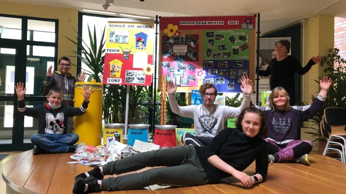 Junge Energiesparmeister an Schule Am Neuen Teich in Lübz SVZ