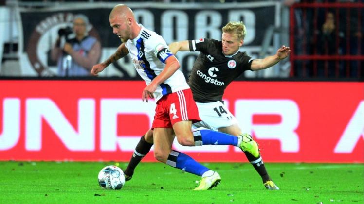 Rick van Drongelen trug die Raute seit 2017 und kam auf 95 Pflichtspiele beim HSV. Dabei gelangen ihm zwei Tore und drei Vorlagen.