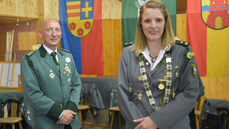 Holger Finke war seit 2007 der Vorstandsvorsitzende des Schützenverein Annenheide. Kristin Ehlers ist seine Nachfolgerin.