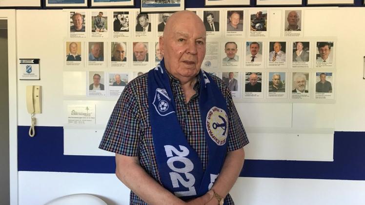 Hardo Schildt, Ehrenmitglied des SV Hafen Rostock, feiert am Dienstag seinen 80. Geburtstag.