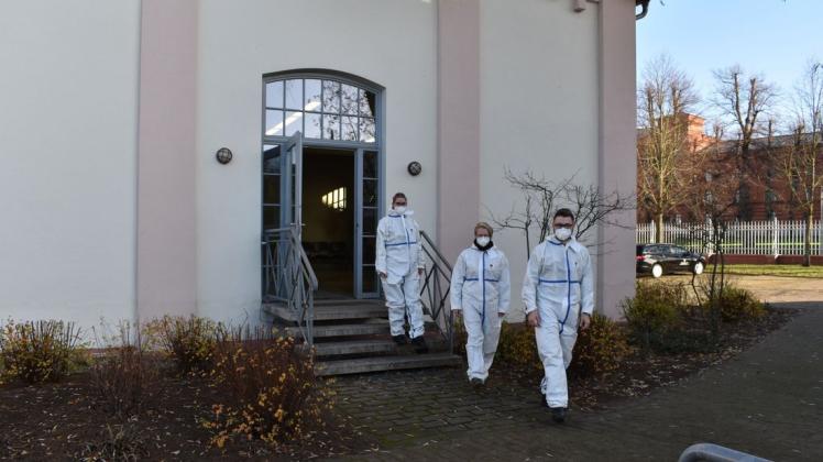 Das Haus der Jugend wurde bereits im vergangenen Jahr bei Bedarf von mobilen Testteams in Anspruch genommen. Jetzt entsteht hier ein Bürger-Schnelltestzentrum.
