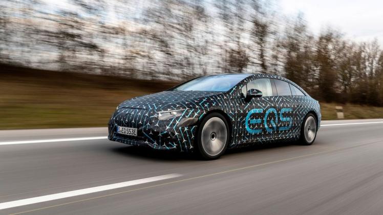 Elektrische S-Klasse: Der EQS ist das neue Elektroauto des Autobauers Daimler.