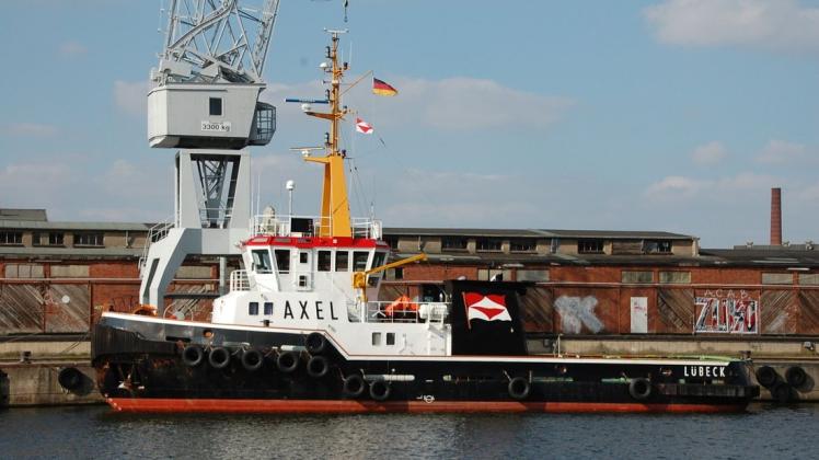 Bis 2011 war „Axel“ im Lübecker Hafen im Dauer-Einsatz.