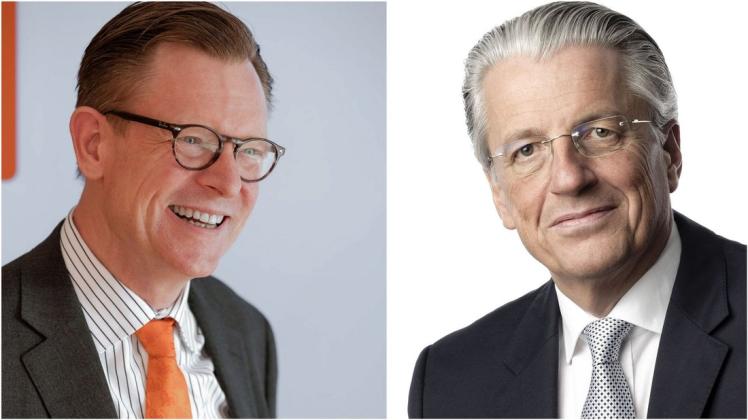 Der frühere Firmenkunden‐ Vorstand der Commerzbank, Roland Bockhout und Essener Klinikchef Prof. Jochen Werner.