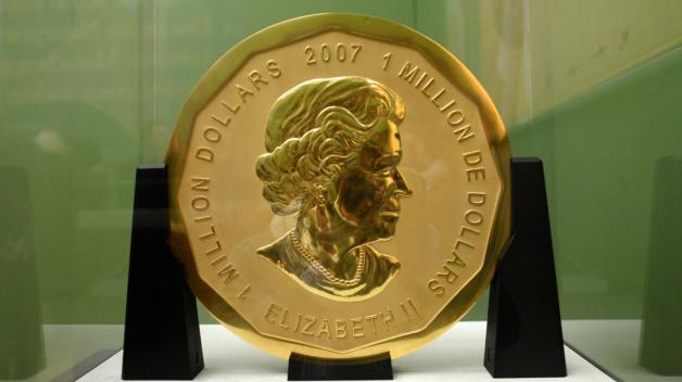 Die 100 Kilogramm schwere Goldmünze „Big Maple Leaf“ wurde vermutlich eingeschmolzen