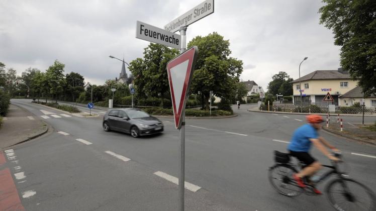 Die Radwegeführung auf der Tecklenburger Straße soll zukünftig im Mischverkehr erfolgen. (Archivbild)