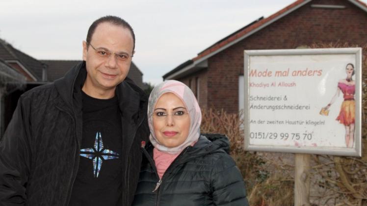 Ramez Mhna und Khadija Al Alloush sind dankbar für die Sicherheit und Freiheit, die sie in Deutschland genießen, wollen wirtschaftlich aber unbedingt auf eigenen Beinen stehen.