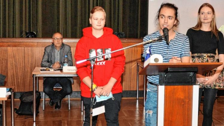 Junge Leute wollen mitreden. Das bewiesen sie  auf der Stadtvertretersitzung im Oktober 2020, in der die Bildung eines Jugendbeirates beschlossen wurde.