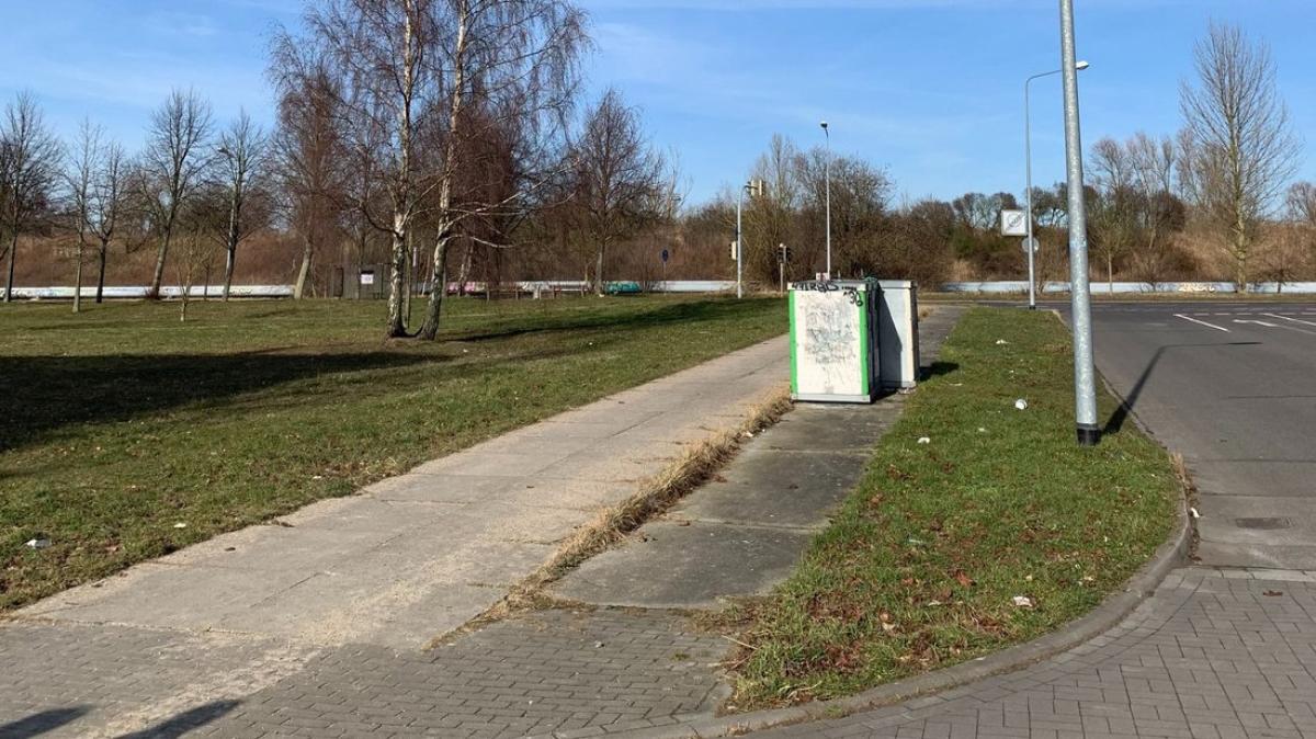 Gehwege in RostockToitenwinkel werden repariert NNN