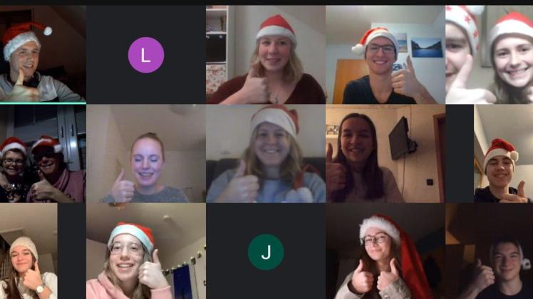 In einer Videokonferenz feilten die Nortruper Jugendbetreuer am Konzept für den virtuellen Mitmach-Adventskalender. In einer Videokonferenz feilten die Nortruper Jugendbetreuer am Konzept für den virtuellen Mitmach-Adventskalender.