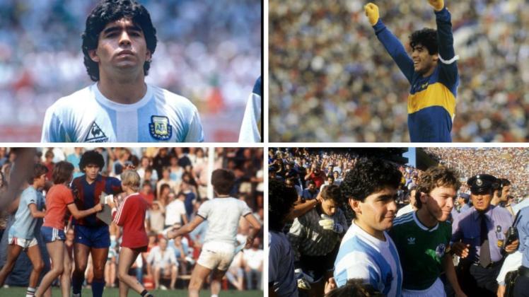 Maradona gilt als eine der "Legenden des Weltfußballs".