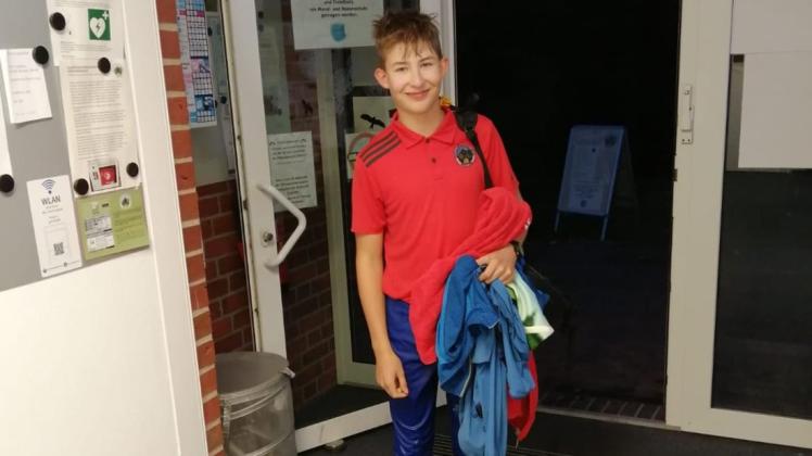 Der 15-jährige Joris Struthoff hat sich ein einstelliges Handicap erspielt. Der Ganderkeseer ist im Golfclub Oldenburger Land aktiv.