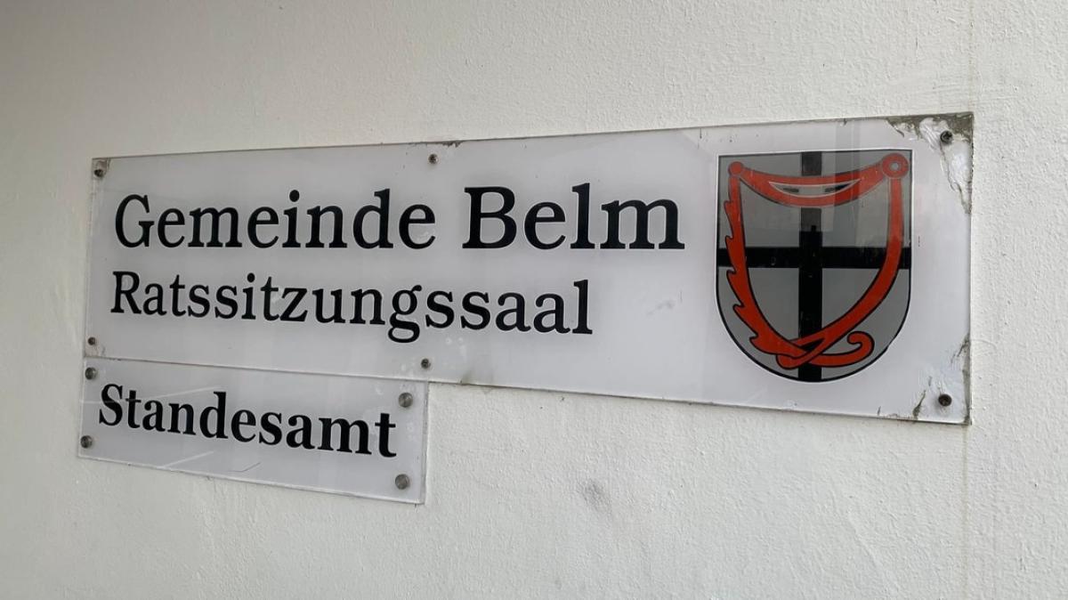 Belm für 2021 mit einem Minus von 836.000 Euro NOZ