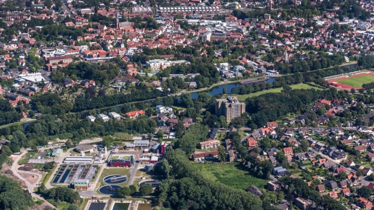 Mehr für die Stadtteile möchte die Lingener SPD erreichen. Das Foto zeigt einen Teil des Stadtteils Reuschberge und der Inennstadt.