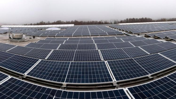 Die Solaranlage der Bohnenkamp AG ist derzeit die größte in Osnabrück.