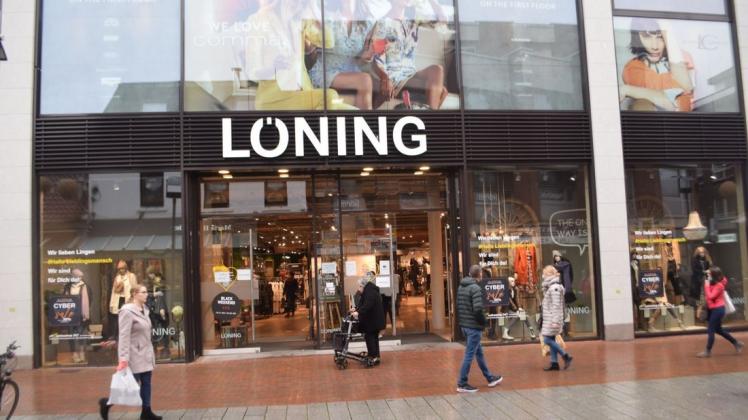 Auch das Modehaus Löning beteiligt sich an der Aktion des Lingener Einzelhandels.