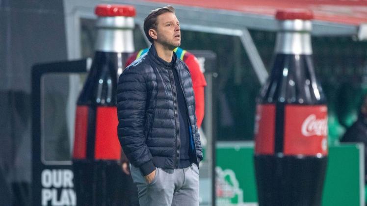 Ist mit seinem Team an diesem Samstag in Mainz zu Gast: Werder-Trainer Florian Kohfeldt.