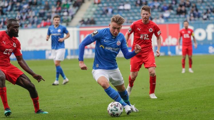 Oliver Daedlow hat sich im Lauf der aktuellen Saison in Hansas defensivem Mittelfeld etabliert.