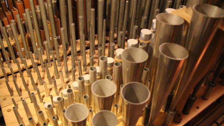 Die Orgel und andere Instrumente erklangen bei der musikalischen Andacht.