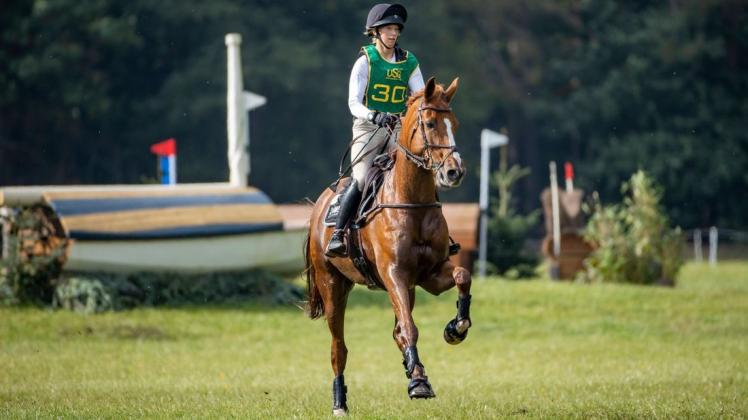 Spricht sich dafür aus, dass 2021 Europameisterschaften ausgetragen werden: Sandra Auffarth. Sie gehört mit Viamant du Matz zum Olympiakader der Deutschen Reiterlichen Vereinigung.