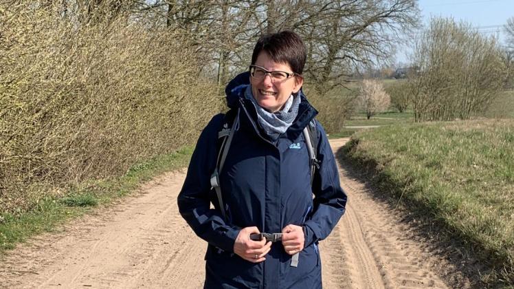 Wanderte während des ersten Lockdowns auf Wegen und Pfaden in der Region: Reporterin Christiane Großmann