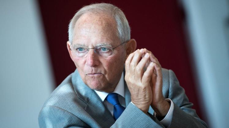Der Kanzlerkandidat der Union muss kein Parteichef sein, findet CDU-Grande Wolfgang Schäuble.