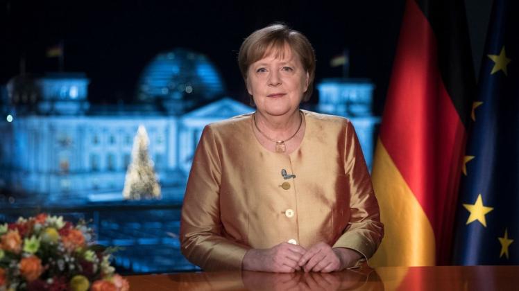 Die Neujahrsansprache 2020 von Kanzlerin Merkel stand ganz im Zeichen der Corona-Pandemie.