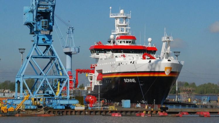 Schwimmendes Hightech-Labor: Das Forschungsschiff "Sonne" ist in den Jahren 2012 bis 2014 auf der Meyer Werft gebaut worden (Archivbild).