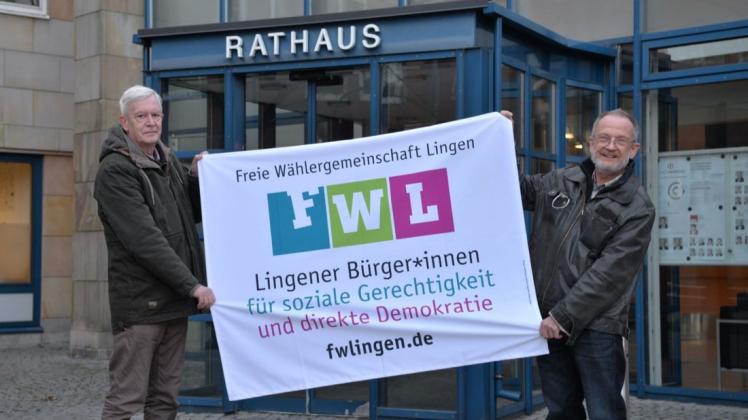 Bei den Entscheidungen im Lingener Rathaus möchten demnächst Jürgen Barenkamp (links) und Ralf Czogalla, ebenso wie weitere Kandidaten der neu gegründeten "Freien Wählergemeinschaft Lingen", im Stadtrat ein Wort mitreden.