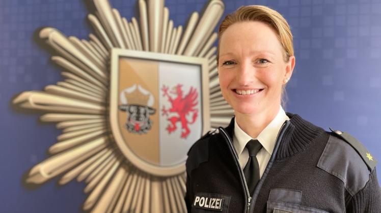 Dörte Andersson ist die neue Leiterin des Polizeihauptreviers Rostock-Reutershagen.